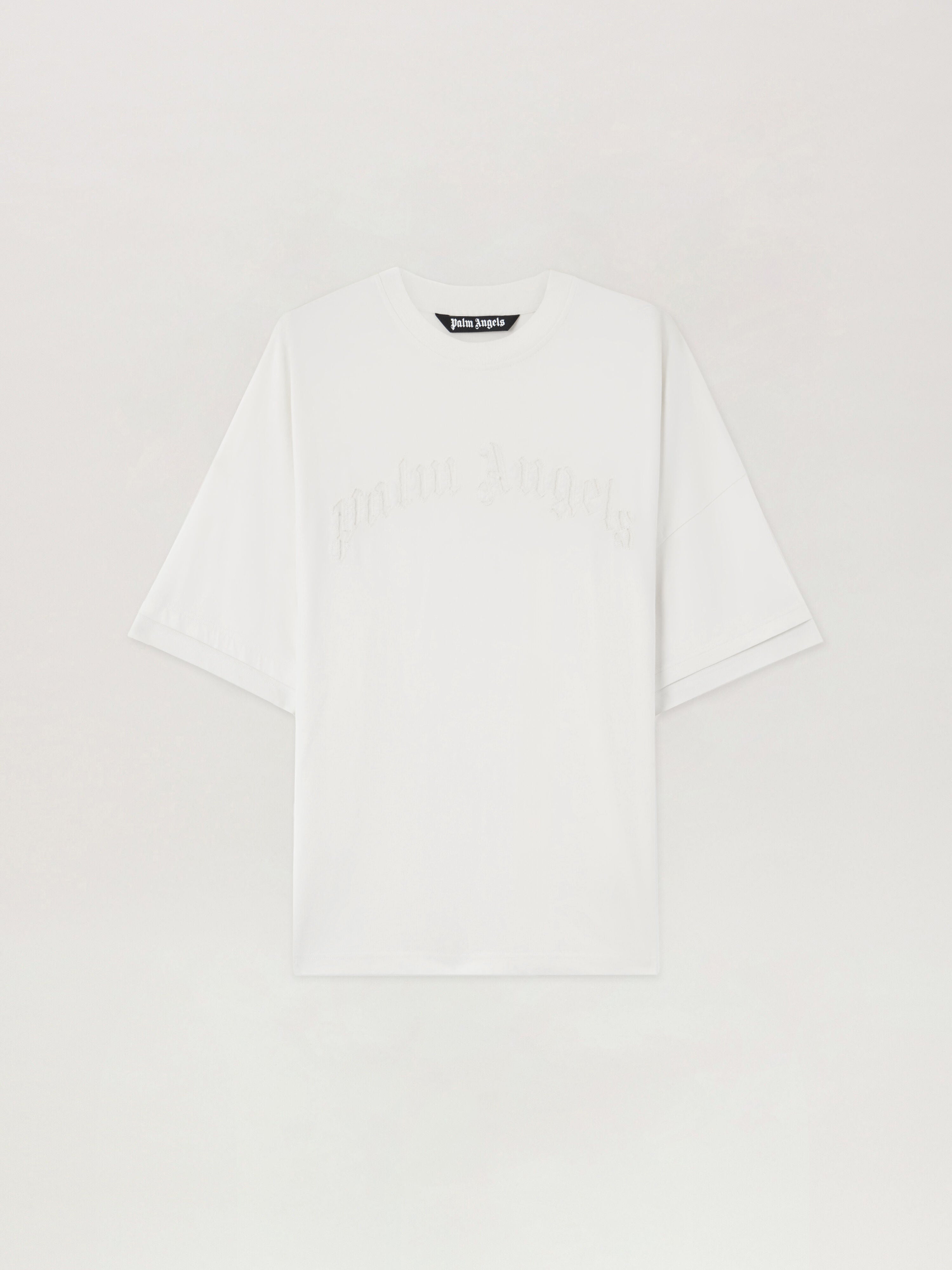 Curved Logo Loose Double T-Shirt