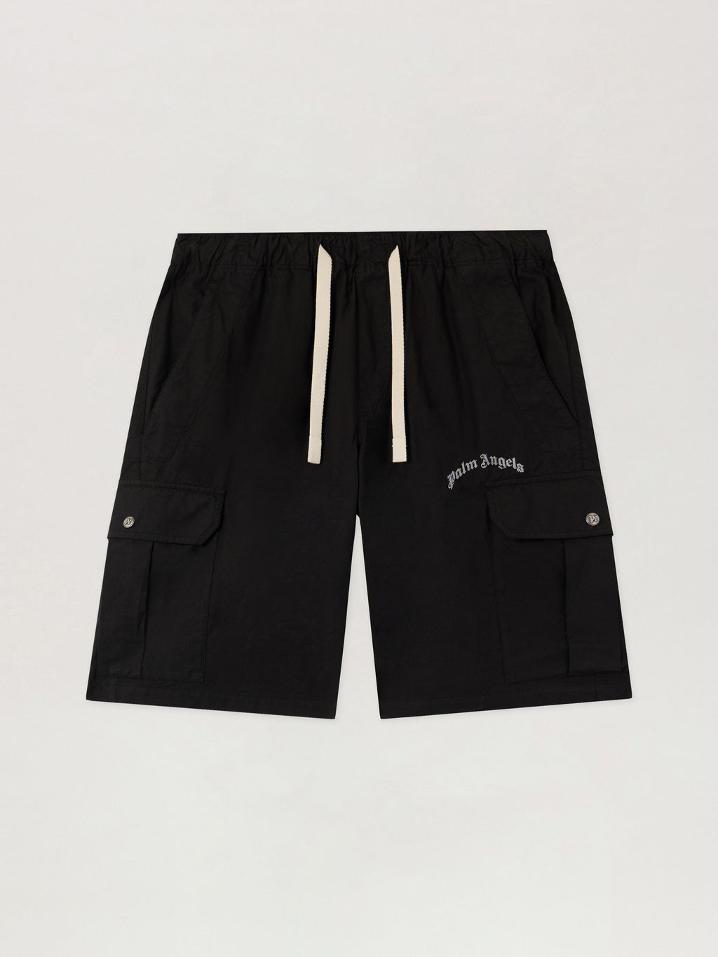 Curved Logo Loose Cargo Shorts